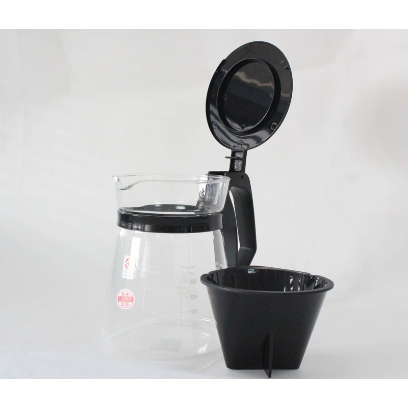 iwaki(イワキ) 耐熱ガラス コーヒーサーバー & ドリッパー ポット コーヒーハウス 600ml KT8685-BK クリア