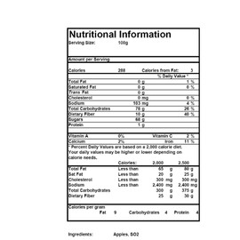 Dried Apple Rings - 5 lb. Box