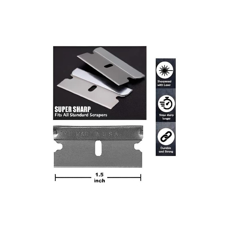 FitAll 20 Pack Single Edge Razor Blades - Made in