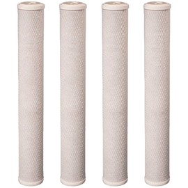 CFS – 4 Pack Water Filter Cartridges Compatible with OptiPure CTOS-20 Models – Removes Bad Taste and Odor – Whole House Replacement Filter Cartridge – 20" Filter Cartridge