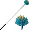 Cobweb Duster with Extension Pole，Medium Stiff Bristles Cobweb Duster Head