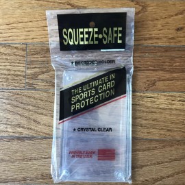 Squeeze-Safe Ultimate Protection 4 Screw Recessed Card Holder Crystal Clear NEW