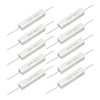 Cement Resistors, 10 PCS 10W 7.5 Ohm 5% Axial Lead