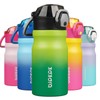 BJPKPK 14oz Insulated Water Bottle With Straw Stainless Steel Double