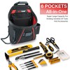 MELOTOUGH Nail Screw Work Pouch Electrican Tool Pouch with Quick