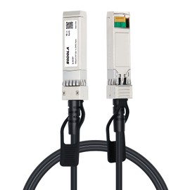 SODOLA SFP+ DAC Twinax Cable 1 m (3.3 ft), 10G SFP+ to SFP+ Direct Attach Copper (DAC) Passive Cable for Cisco SFP-H10GB-CU0.25M, Ubiquiti UniFi, TP-Link, Netgear, D-Link, Zyxel, Mikrotik and More