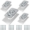 Recessed D Ring Tie Down Anchors 4 Pack (6,000 Lbs),