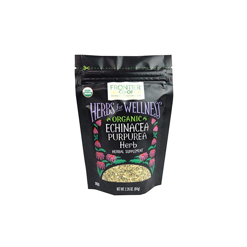 Frontier Co-op Organic Cut and Sifted Echinacea Purpurea Herb 2.26oz