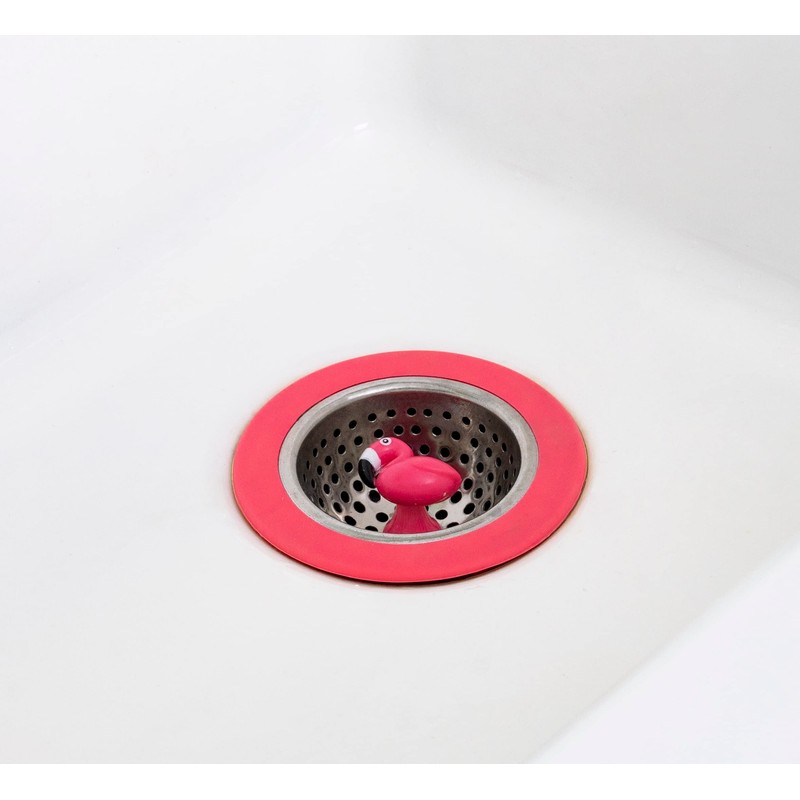 Joie Kitchen Gadgets 19933 Flamingo Sink Strainer EU Size, Plastic