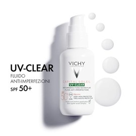 Vichy Protector Solar Facial Fluido Anti-imperfecciones Capital Soleil UV-CLEAR 50 FPS 50