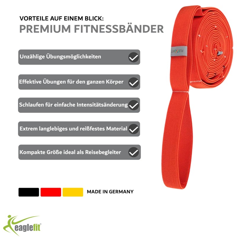 eaglefit - Multi Training Band by Flexvit Orange for Beginners