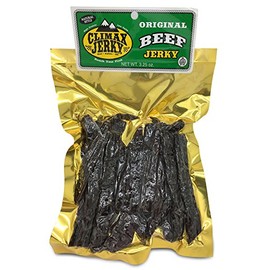 Climax Jerky Premium Thin Cut 3.25 OZ. Oven Roasted Natural Style Delicious Original Beef Jerky from Colorado USA - High Protein - Low Carbs - Buy Multiple Packs and Save! (1 Pack)