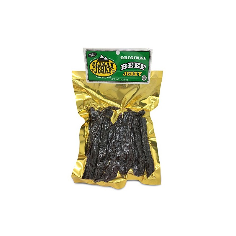 Climax Jerky Premium Thin Cut 3.25 OZ. Oven Roasted Natural