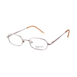 Calabria Metal Flex KIDS 1005 Oval Blue Light Blocking Reading Glasses +2.00 Pink Girls