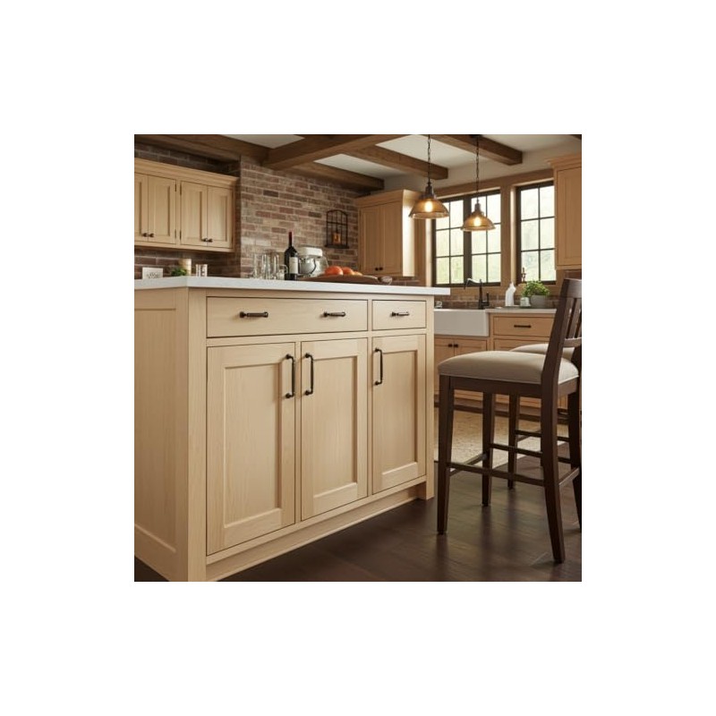 ONESTOCK Unfinished Maple Shaker Cabinet Door Front Replacement - 14.75W