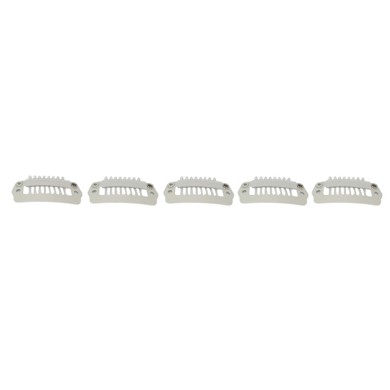 50pcs Hair Extension Clips Set Stainless Steel DIY 8 Teeth