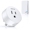 Remote Control Outlet, ELECTOP 15A/1500W Wireless Outlet Power Switch, No