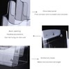 Acrylic Brochure Holder 9.05x10.23 inches, 2 Pack Clear Literature Display