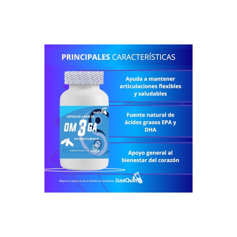 Omega 3 (aceite de pescado en polvo) con Vitamina E