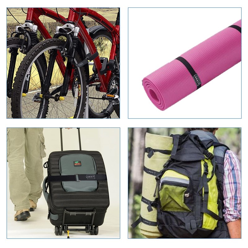 Bike Rack Straps Adjustable Velcro Straps 1 inch Wide Bike