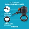 CONTEC Diamond Bing Bike Bell 22.2mm Diameter Standard Handlebar Mount