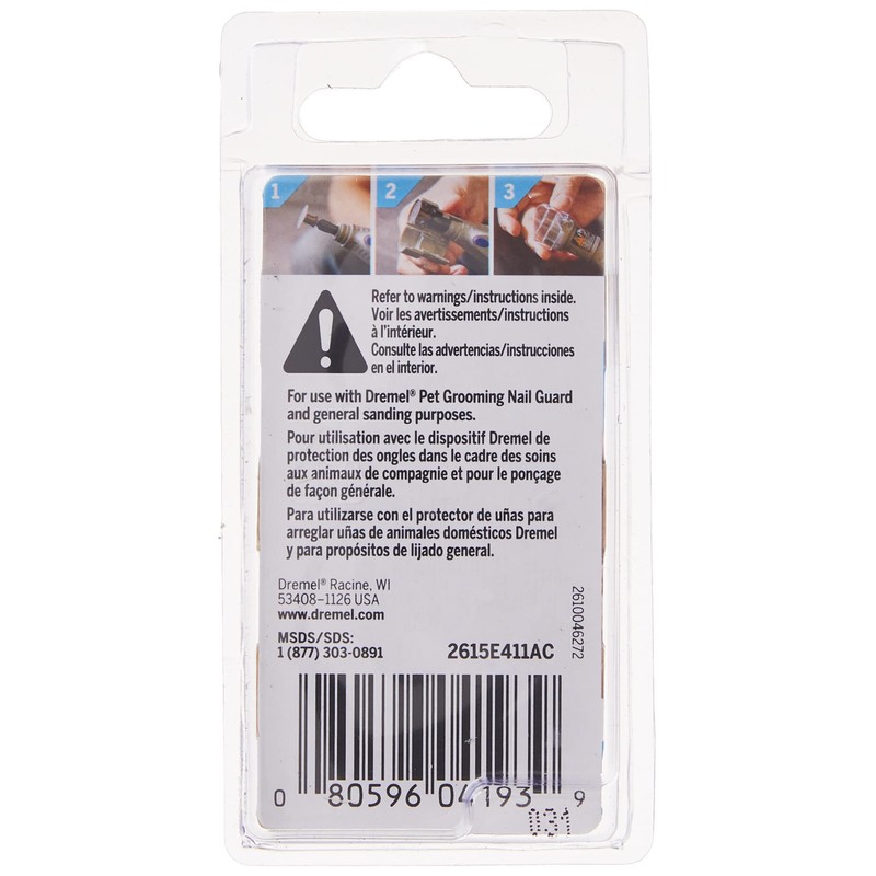 Dremel SD60-PGK EZ Lock Pet Nail Grooming Sanding Discs