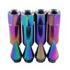 JDMSPEED New Neo Chrome 20PCS M12X1.5 Cap Spiked Extended Tuner
