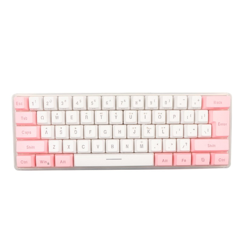 60% Wired Gaming Keyboard RGB Mini Keyboard Imitated Mechanical Technique