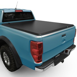 AUTOSAVER88 Soft Roll Up Truck Bed Tonneau Cover Fit for Ford Ranger 2024 2025 5ft Bed