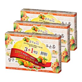 LG Household & Health Care Apricot Massage Soap, 100g, 12 pieces / LG생활건강 살구맛사지 비누, 100g, 12개입