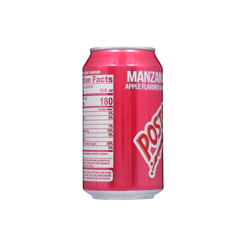 Gaseosa Manzana Postobón – 10 Pack (12fl oz Each Can)