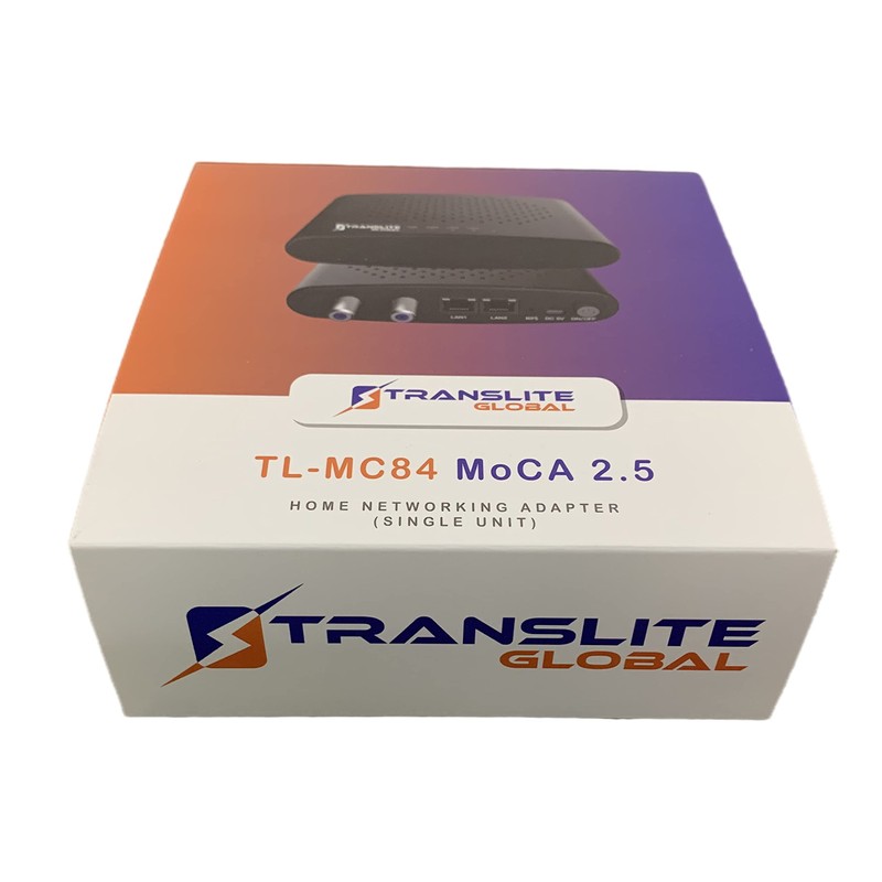 MoCA 2.5 with 2 Gigabit Ethernet Ports - Ethernet Over