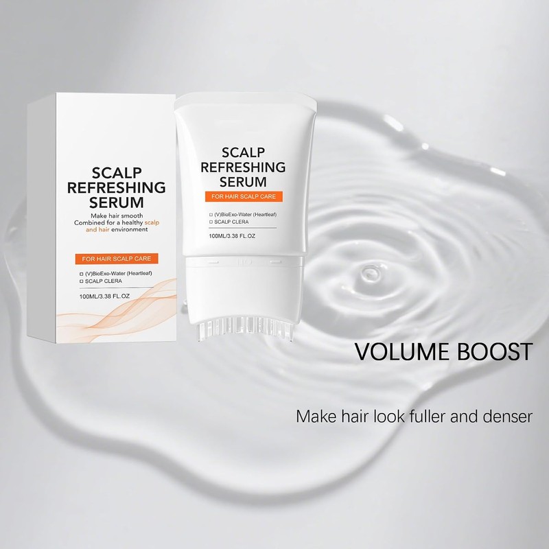 Sérum Congzikji para crecimiento del cabello con cepillo integrado –