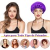 RUAKIVA 2 PCS Gorros Rizadores de Raso,Viene con 2 PCS
