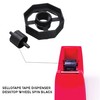 SUL Replacement Tape Dispenser Wheel, Black Durable Tape Dispenser Core