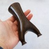 Unbranded Solid Walnut Slingshot Kit - Handle - Bands -