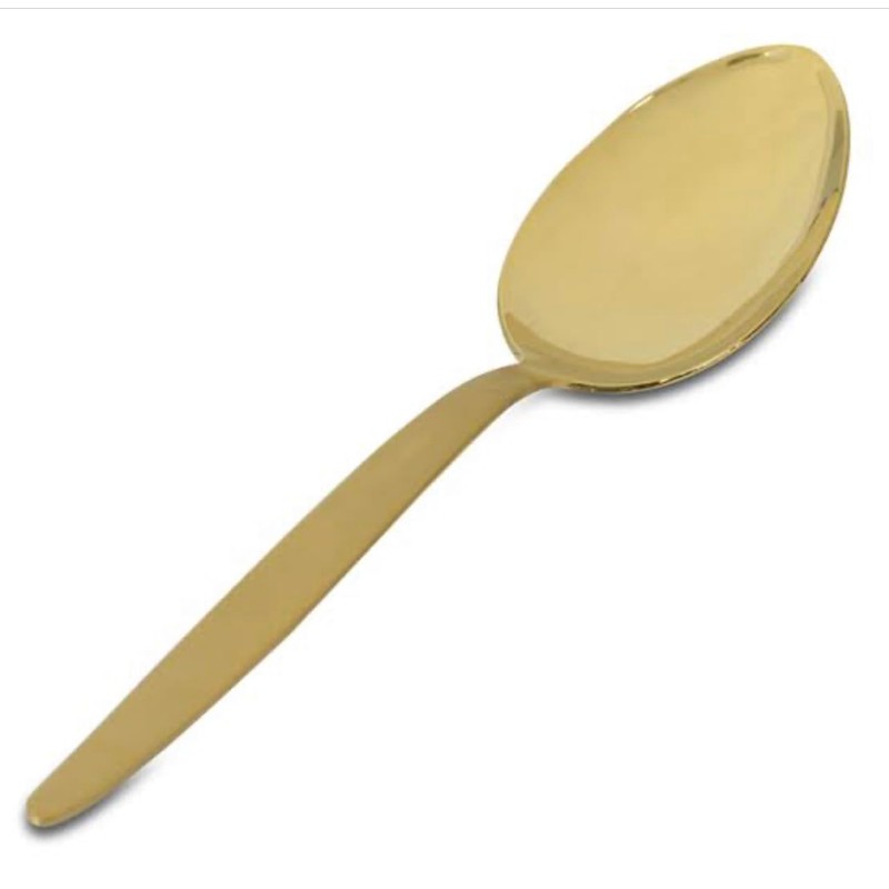 BNAZIND Kunz Shiny Golden Spoon |18/10 Stainless Steel Titanium Basting