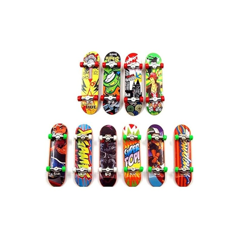 Sipobuy Mini Skateboard Toy Deck Truck Finger Board Skate Park