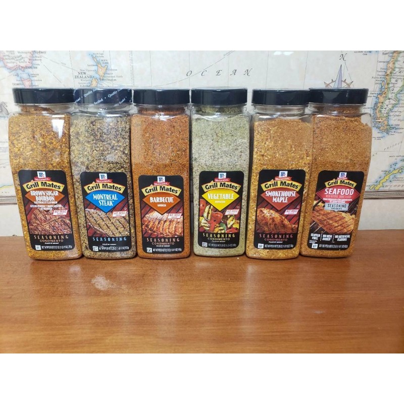 McCormick Grill Mates Spices- Seasonings - Mesquite Seasoning No MSG