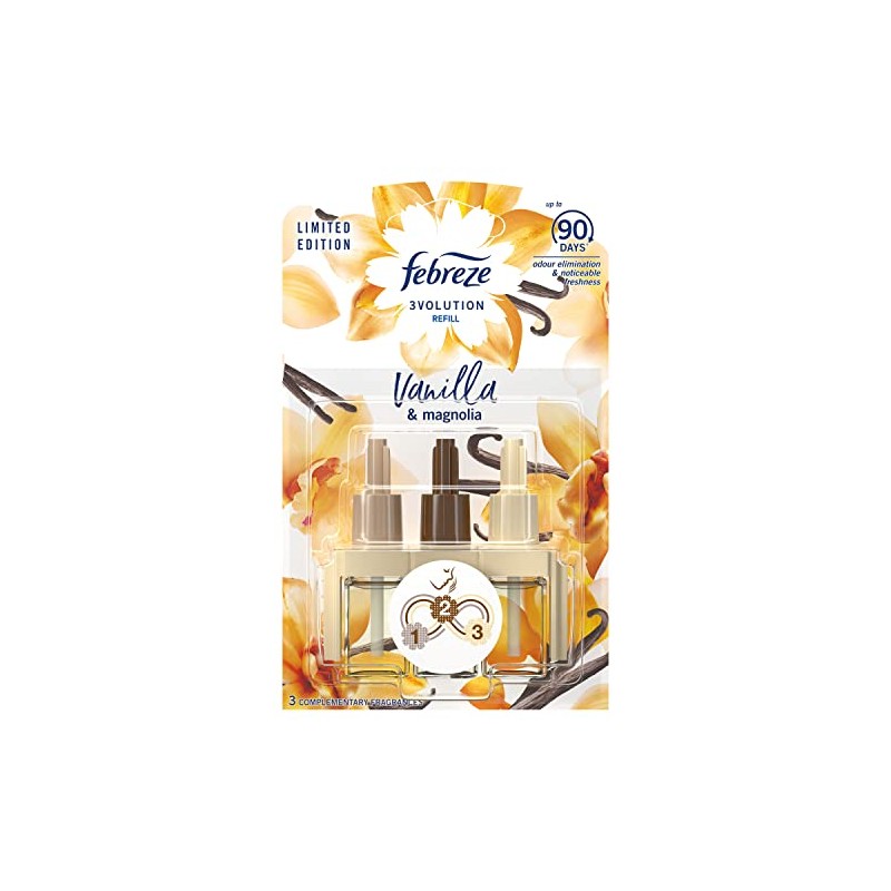 Ambipur 3 Volution Air Freshener Plug-In Refill, 20 ml, Vanilla