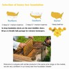 Cocaburra 60pcs Bee Hive Foundation Sheets, 9" Langstroth Beehive Wax