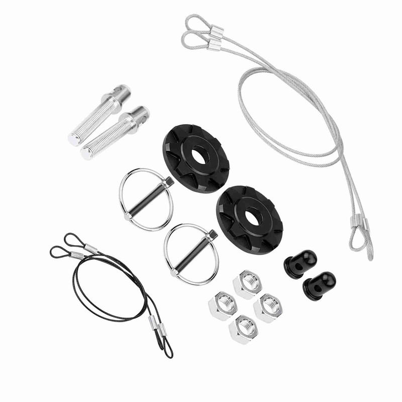 CNC Aluminum Alloy Car Racing Hood Pin Lock Appearance Kit