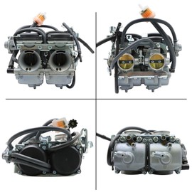 ATUOTPO Carburetor Carb 15004-0020 15011-0120 15011-0121 15001-1433 15003-1602 Compatible with Kawasaki Ninja 250R EX250J EX250 250 2008-2012# 15004-0020