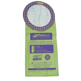 ProTeam 10 Qt. Intercept Micro Filter Bag, Open Collar 10/Pack