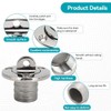 Garboard Drain Plug, 25 mm Round Stainless Steel Drain Opening