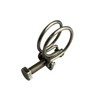 10pcs Stainless Steel Double Wire Hose Clamps 35-40mm Pond Pipe