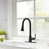 Lavatrum Polished Chrome Antique 17 inch Kitchen Faucet with Pull