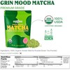 GRIN MOOD Té verde Matcha orgánico premium en polvo (100