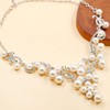 JunyiDIY Elegant Pearl Jewelry Set | 10mm White Plastic Pearl