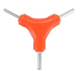 sourcing map Y-Shaped 3 Way Bike Hex Wrench 4/5/6mm Y-Type Internal Hexagon Wrench Kit All-in-One Multi Portable Biking Torque Spanner for Bicycle Cycling Repair Hardware Tools, Yellow